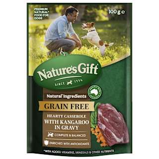 Nature's Gift Hearty Casserole with Kangaroo in Gravy