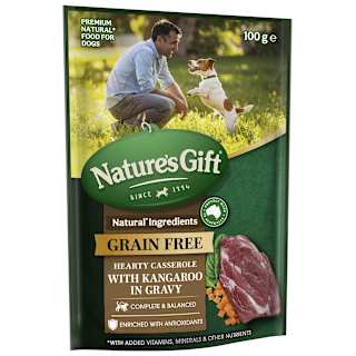 Nature's Gift Hearty Casserole with Kangaroo in Gravy