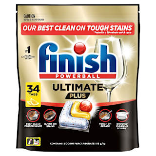 Finish Ultimate Plus Auto Dishwash Tablets Lemon