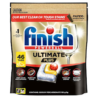 Finish Ultimate Plus Auto Dishwash Tablets Lemon