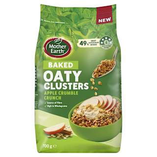 Mother Earth Baked Oaty Clusters Apple Crumble Crunch