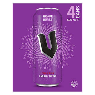 V Energy Drink Grape Burst