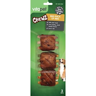 Vitapet Treats Chewz BBQ Ribs