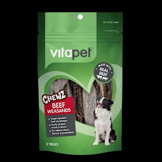 Vitapet Treats Chewz Beef Weasands