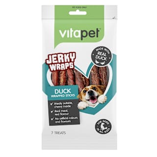 Vitapet Treats Jerky Wrap Double Duck Sticks