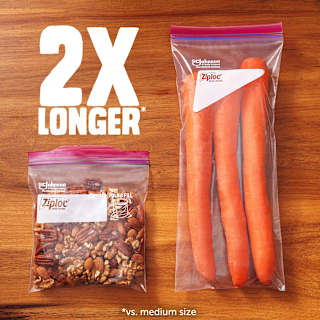 Ziploc Storage Bags Tall Resealable Food Storage