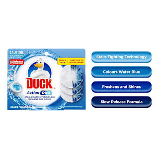 Duck Action Duo Toilet Cistern Block Triple Pack 