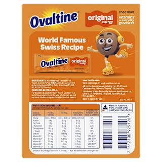 Ovaltine Original Energy Chocolate Malt Sachets
