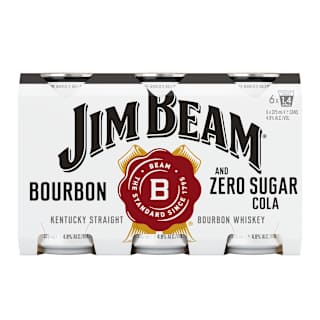 Jim Beam Bourbon & Zero Sugar Cola