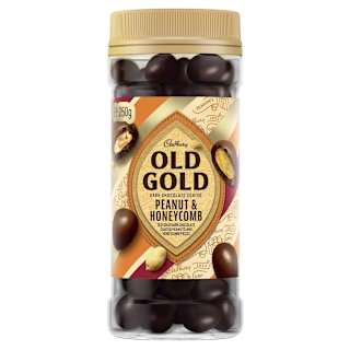 Cadbury Scorched Old Gold Peanut & Honeycomb