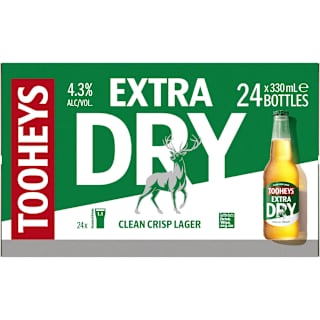 Tooheys Extra Dry Bottle Carton