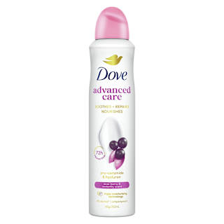 Dove Advanced Antiperspirant Aerosol Acai Berry And Waterlily
