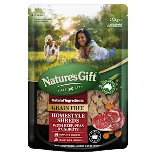 Nature's Gift Grainfree Shreds Beef