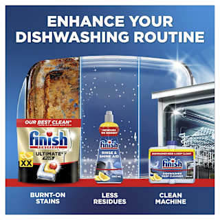 Finish Dishwasher Deep Cleaner Lemon Scent
