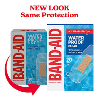 Band-Aid Waterproof Clear Regular