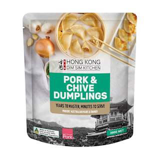 Hong Kong Dim Sim Pork & Chive Dumplings
