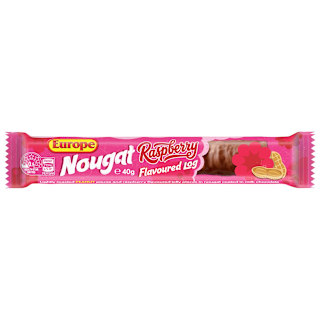 Europe Nougat Raspberry Flavoured Log