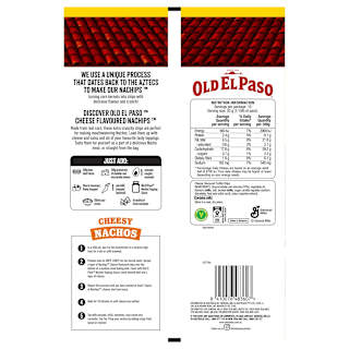 Old El Paso Tortilla Nachips Cheese Flavoured