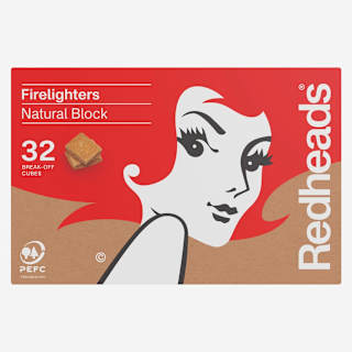 Redheads Firelighters Natural Block