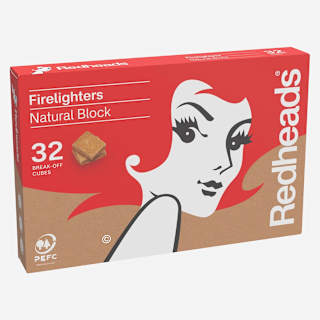 Redheads Firelighters Natural Block
