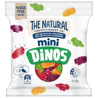 The Natural Confectionery Co. Mini Dino Lollies