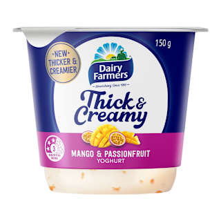 Dairy Farmers Yoghurt Thick & Creamy Mango & Passionfruit