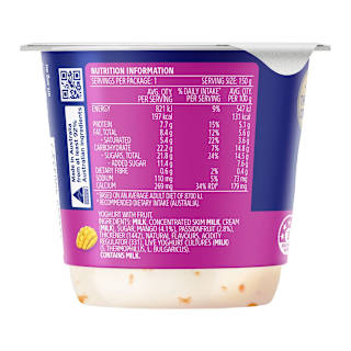 Dairy Farmers Yoghurt Thick & Creamy Mango & Passionfruit