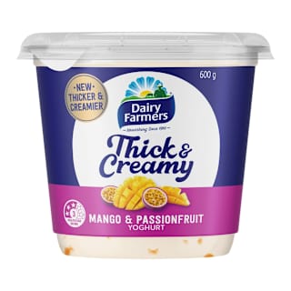 Dairy Farmers Thick & Creamy Yoghurt Passionfruit & Mango