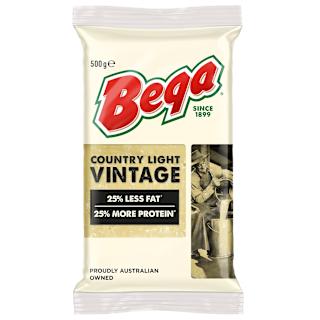 Bega Country Light Vintage Cheese