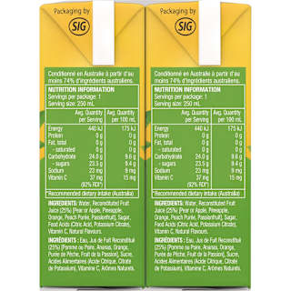 Golden Circle Tropical Punch Fruit Drink Multipack Poppers