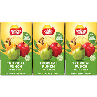 Golden Circle Tropical Punch Fruit Drink Multipack Poppers
