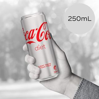 Diet Coca-Cola Soft Drink Mini Can