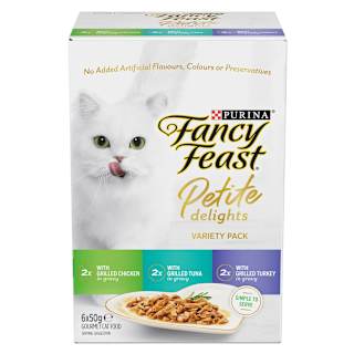 Purina Fancy Feast Adult Pet Food Petite Delight Chicken Turkey Tuna