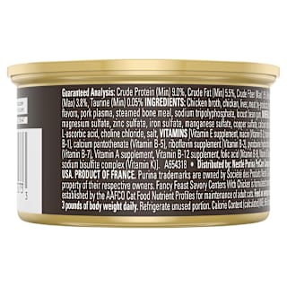 Fancy Feast Adult Savory Centers Patè With Chicken And A Gourmet Gravy Center Wet Cat Food