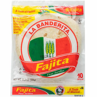 La Banderita Fajita Flour Tortillas