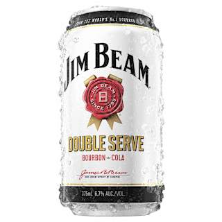 Jim Beam White Double Serve Cola Can