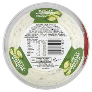 Obela Tzatziki To Go Classic & Sakata Crackers