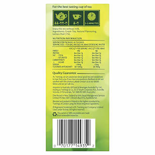 Twinings Green Tea & Lemon Tea Bags