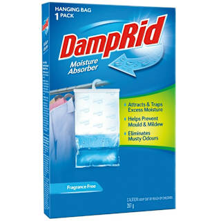 Damp Rid Moisture Absorber Hanging Bag
