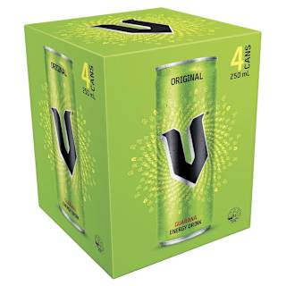 V Guarana Energy Drink Original