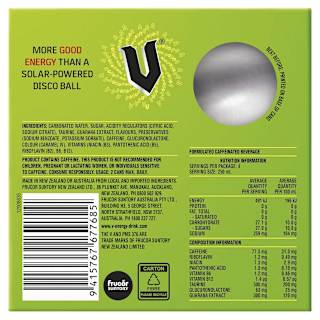 V Guarana Energy Drink Original