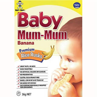 Baby Mum-Mum Rice Rusks Banana