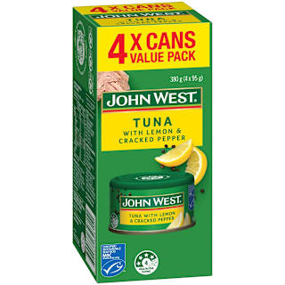 John West Tuna with Lemon & Cracked Pepper Multipack