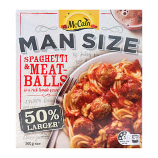 McCain Man Size Spaghetti Meatball