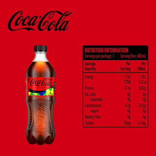 Coca-Cola Zero Sugar Soft Drink Bottle