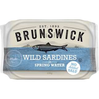Brunswick Sardines In Springwater No Added Salt
