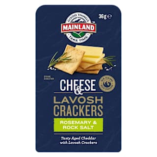 Mainland Cheese & Lavosh Crackers Rosemary & Rock Salt