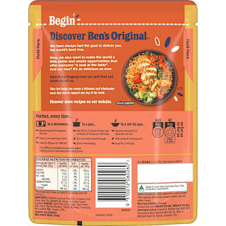 Ben's Original Tomato & Basil Microwave Rice Pouch