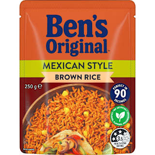Ben's Original Brown Mexican Style Microwave Rice Pouch