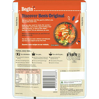 Ben's Original Long Grain Microwave Rice Pouch